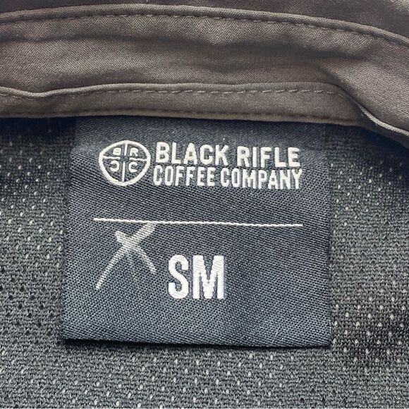 Black Rifle Coffee Company Gray Snap Front Western Style Shirt Size Small - Picture 3 of 14